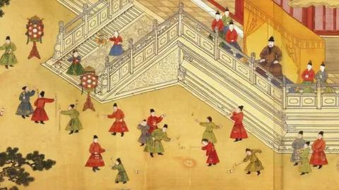 Chinese New Year Ming Emperor Chenghua Enjoying Lantern Festival fragment RES OPT 1024x354 1